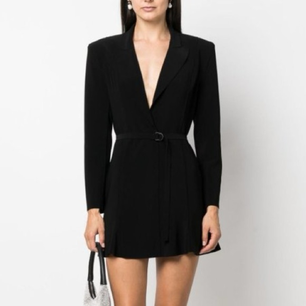 Norma Kamali Black Mini Dress